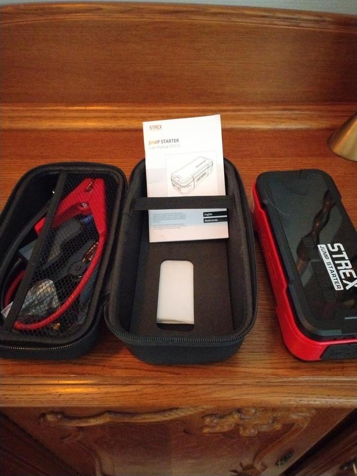 STREX Jump Starter - Start uw auto direct!, Auto diversen, Jumpstarters, Nieuw, Ophalen of Verzenden