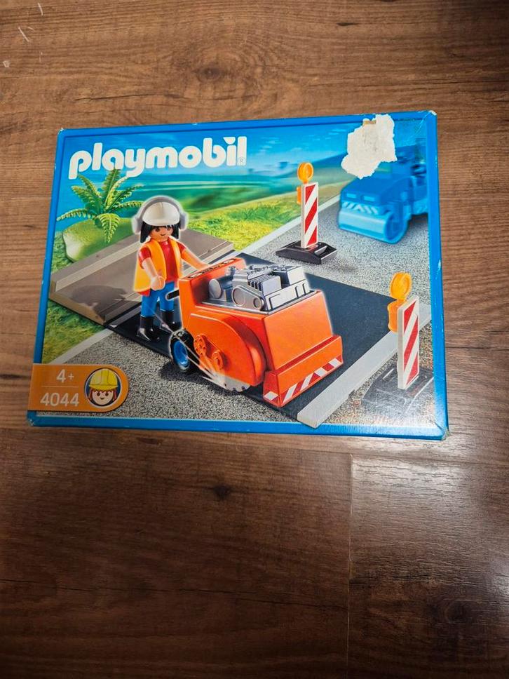 Playmobil 4044: Wegenbouwer met Asfaltfrees, Kinderen en Baby's, Speelgoed | Playmobil, Ophalen of Verzenden