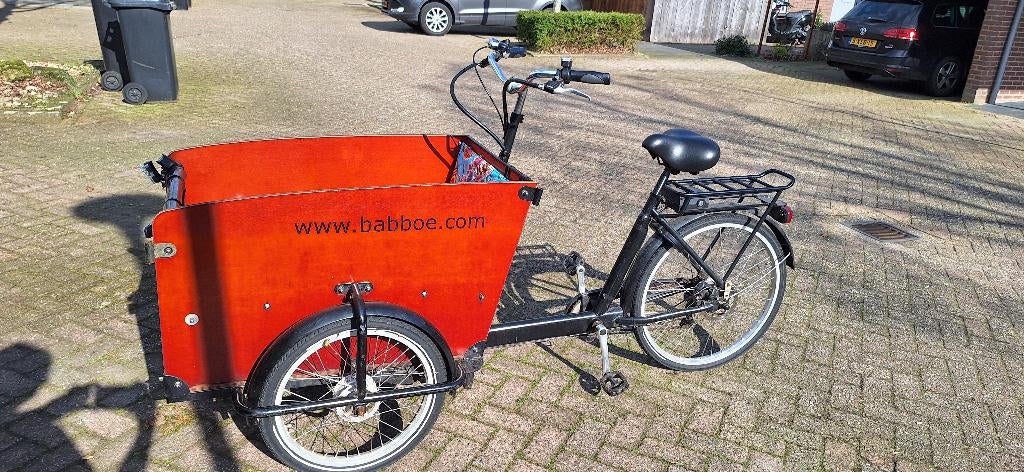 Bakfiets, Fietsen en Brommers, Fietsen | Bakfietsen, 4 kinderen of meer, Gebruikt, Elektrisch, Ophalen