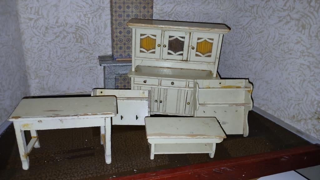 Antiek keuken, met wat meubeltjes, Antiek en Kunst, Ophalen of Verzenden