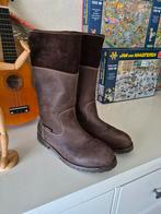 Bruine leren laarzen, maat 39, Kleding | Dames, Schoenen, Ophalen of Verzenden, Zo goed als nieuw, Bruin, Hoge laarzen