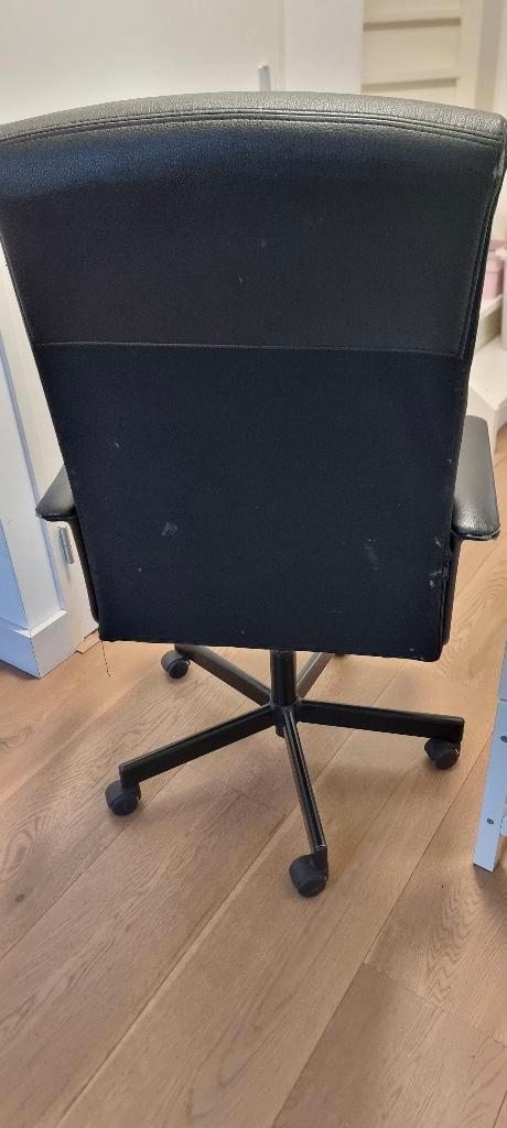 Zwarte Ikea Millberget bureaustoel, Huis en Inrichting, Bureaustoelen, Gebruikt, Bureaustoel, Zwart, Ophalen
