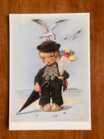 Jan Lavies 1996 - Jongen in Klederdracht met Tulpen, Ophalen of Verzenden, 1980 tot heden, Ongelopen, Kinderen