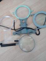 Set van diverse loepen en vergrootglazen, Ophalen of Verzenden