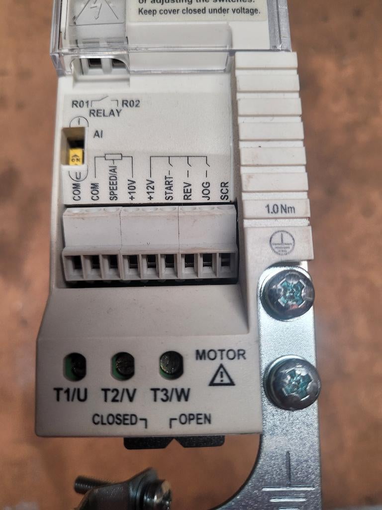 ABB frequentieregelaar ACS50 1~230V in, 3~uit., ABB, Ophalen of Verzenden, Zo goed als nieuw, Info@abb.nl