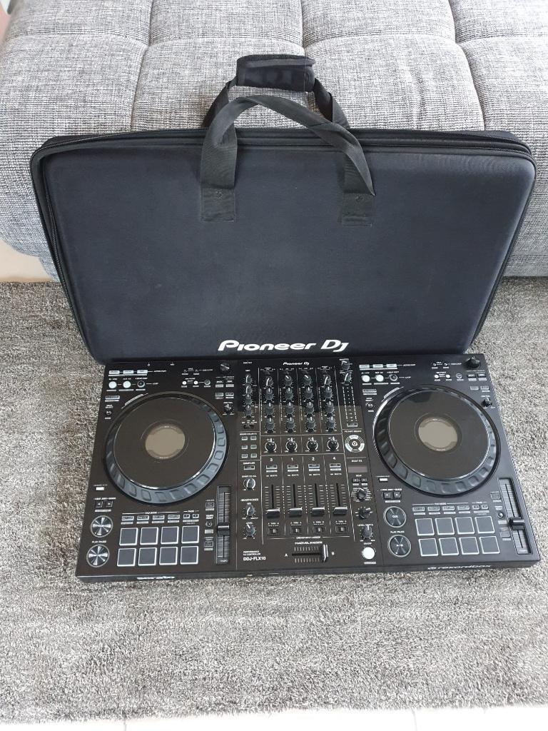 DDJ-FLX10 Pioneer Professioneel DJ Mengpaneel met 4 sensoren, Ophalen, Zo goed als nieuw, Minder dan 5 kanalen, Microfooningang