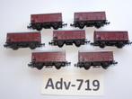 Adv-719 N Spoor Gesloten Goederenwagons 13534 Minitrix, Gebruikt, Gelijkstroom, Trix, Wagon
