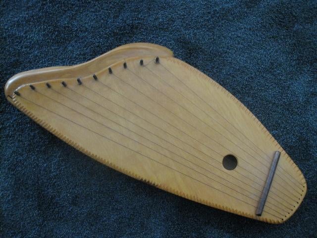 MUZIEK / SNAARINSTRUMENT - CITER - HARP - 10 en 15 SNARIG, Muziek en Instrumenten, Ophalen, Gebruikt