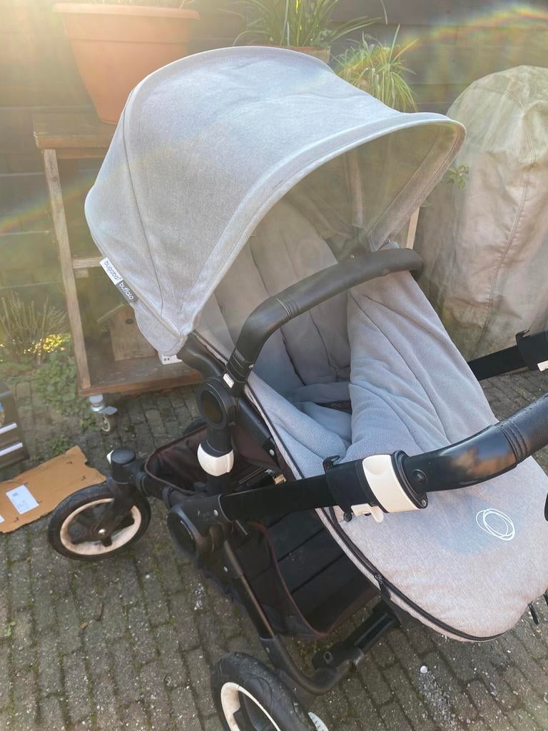 Bugaboo buffalo kinderwagen + babybak en meerijd plankje!, Kinderen en Baby's, Kinderwagens en Combinaties, Ophalen, Gebruikt