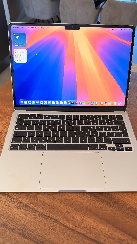 Macbook Air M2 (2022), Computers en Software, Apple Macbooks, 256 GB, Qwerty, 8 GB, 13 inch