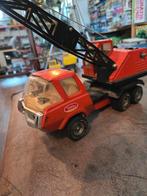 Vintage Tonka Kraanwagen - Speelgoedtruck, Verzenden, Gebruikt