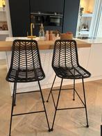 2 Barkrukken, Huis en Inrichting, Barkrukken, 2 krukken, Ophalen, Zo goed als nieuw, 60 tot 90 cm