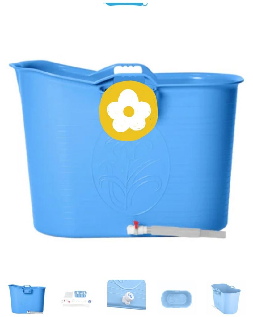 Bath Bucket - Draagbaar bad voor volwassenen en kinderen, Huis en Inrichting, Badkamer | Badkamermeubels, Ophalen, Overige typen