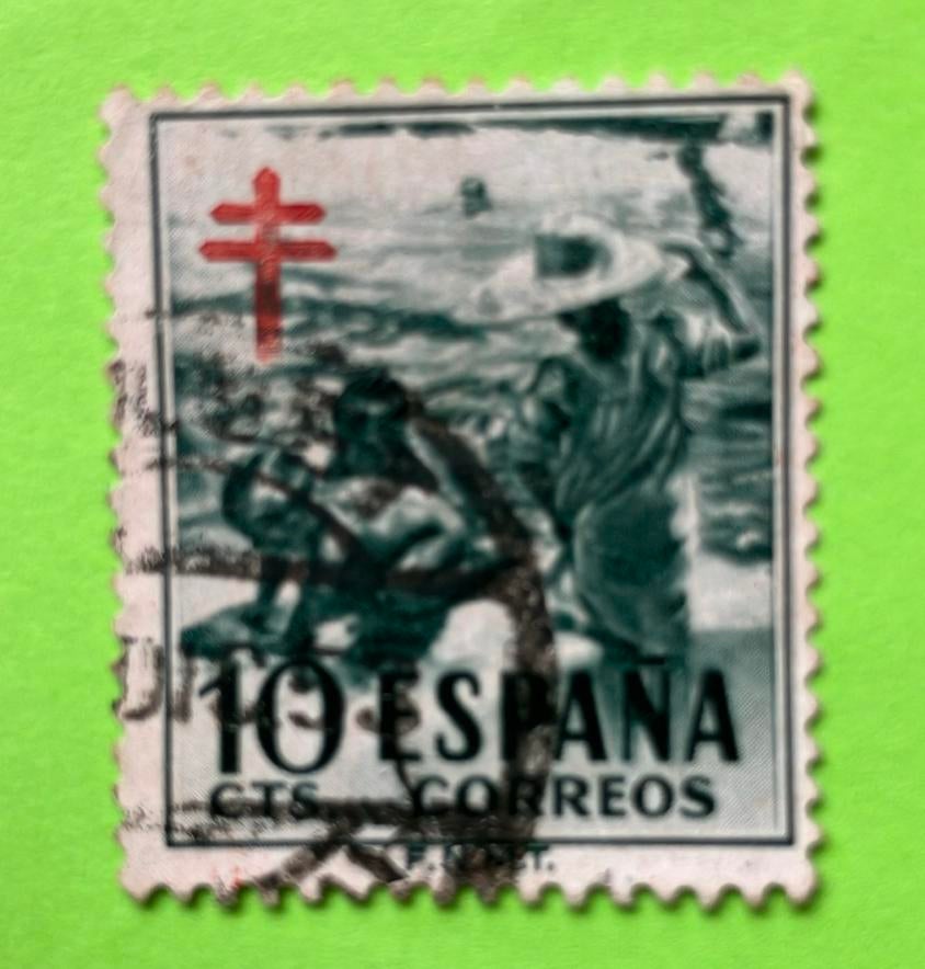 Tuberculose, Ophalen of Verzenden, Gestempeld