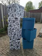 Opvouwbare stoffen bakken van Dröna voor Kallax kast Ikea, Ophalen, Zo goed als nieuw