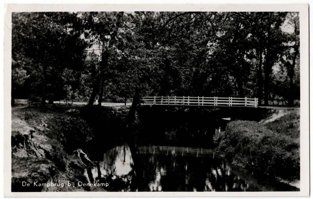 Denekamp – Kampbrug. Gelopen Buitenpost 1949., Ophalen of Verzenden, 1940 tot 1960, Gelopen, Overijssel