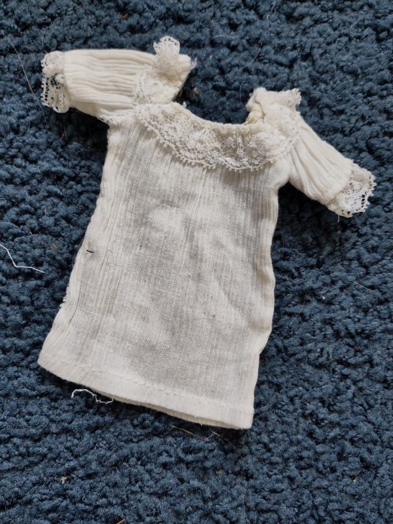 Sindy blouse wit met kant, Verzamelen, Ophalen of Verzenden, Gebruikt, Kleertjes