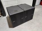 Set dB Technologies DVA KS10 DVA actieve 18" subwoofers, Gebruikt, Subwoofer, 120 watt of meer, Ophalen