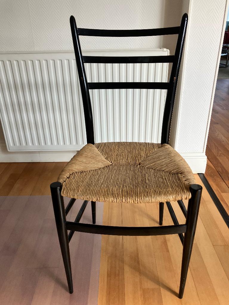 Spinetto Chiavari stoelen, Ophalen, Jaren 60 design, Gebruikt, Zwart