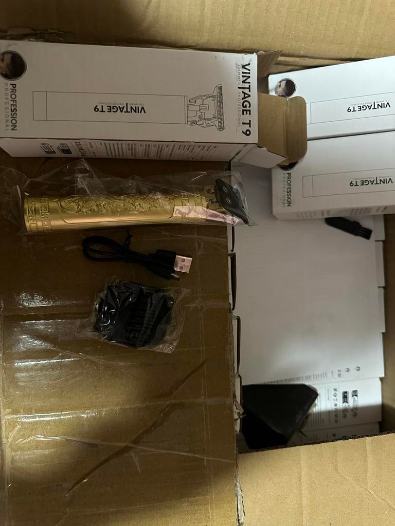 Partij 90x Vintage T9 Haar- en Baardtrimmer - Elektrisch, Ophalen, Nieuw, Tondeuse