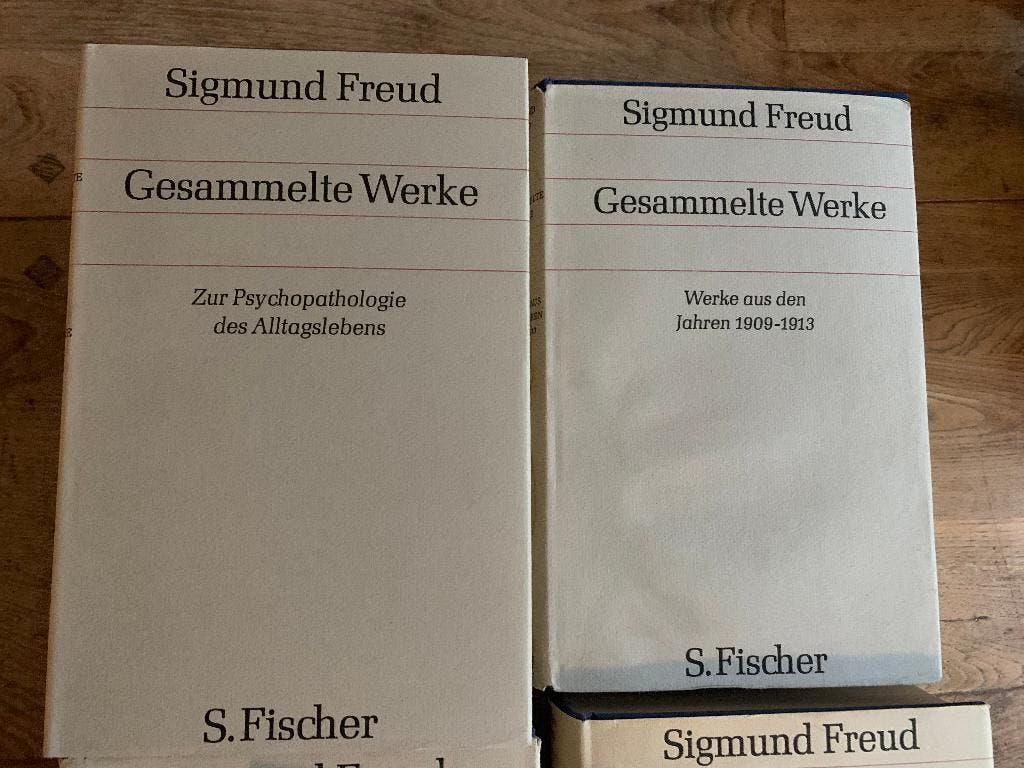 Sigmund Freud Gesammelte Werke 1968 18 delen complete set, Ophalen of Verzenden, Gelezen