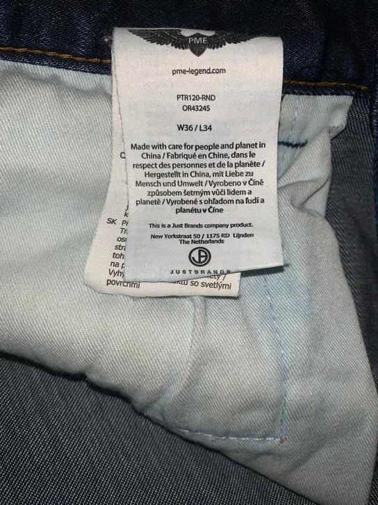 PME Legend Nightflight jeans maat 36/34 zgan, Kleding | Heren, Ophalen of Verzenden, Zo goed als nieuw, Blauw, W36 - W38 (confectie 52/54)