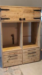 Wasmachine-ombouw verhoging kast "Jelle" lades deuren, Ophalen, 100 tot 150 cm, Nieuw, 150 tot 200 cm