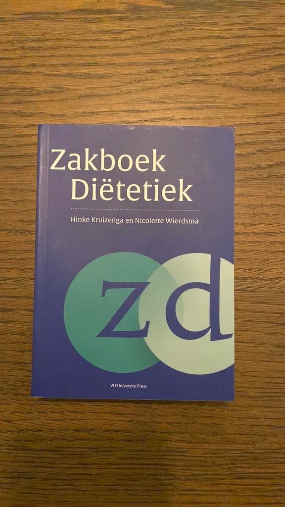 Hinke Kruizenga - Zakboek Diëtetiek - Voeding en Diëtetiek, Ophalen of Verzenden, Zo goed als nieuw, Hinke Kruizenga; Nicolette Wierdsma