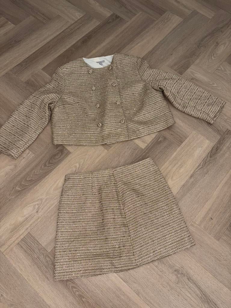 H&M mantelpak, Verzenden, Zo goed als nieuw, Maat 42/44 (L), Zwart