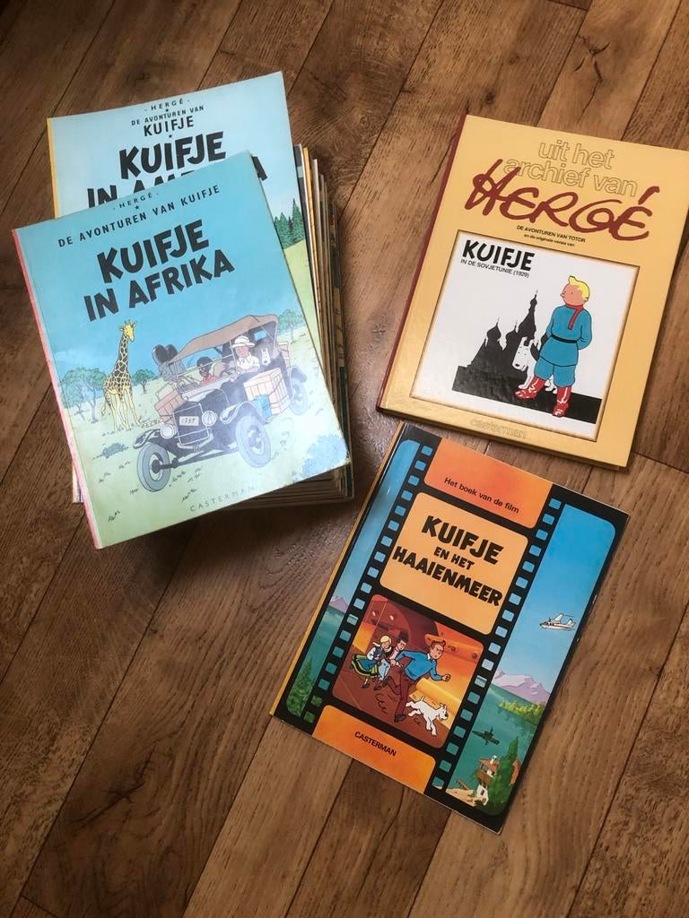 Complete Kuifje collectie + Kuifje in de Sovjet-Unie & filma, Complete serie of reeks, Ophalen of Verzenden, Gelezen