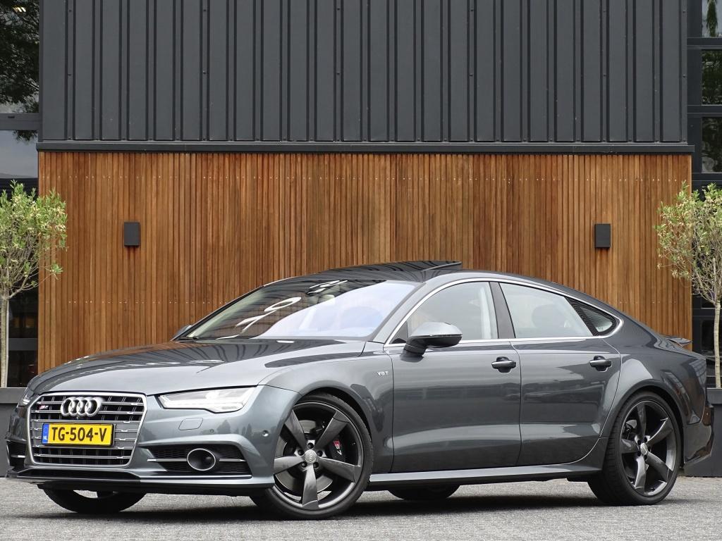 Audi A7 Sportback 4.0 TFSI S7 V8T 451PK Quattro Proline + /, Auto's, Audi, Gebruikt, Adaptive Cruise Control, 120 €/maand, Bedrijf