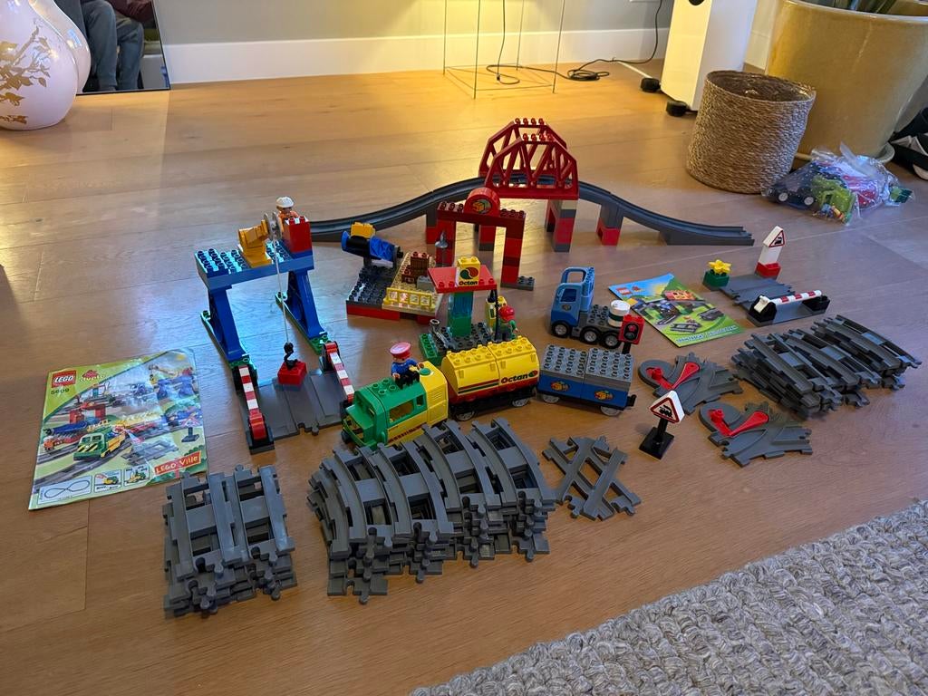 Lego DUPLO treinsets 5609, 3774 en 10506 - compleet!, Gebruikt, Overige thema's, Ophalen of Verzenden, Duplo