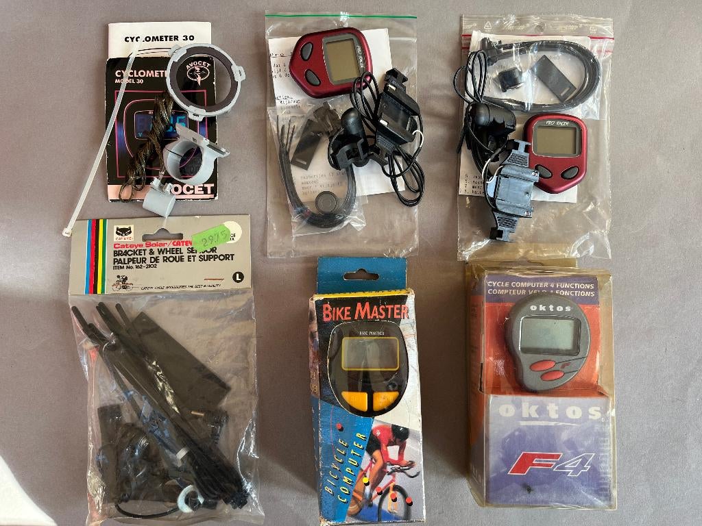 4 fietscomputers Oktos, Pro Racer en Bike Master NIEUW NOS, Verzenden, Nieuw