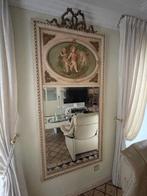 Antieke schouwspiegel / trumeau, Ophalen, Rechthoekig, 50 tot 100 cm, 150 tot 200 cm