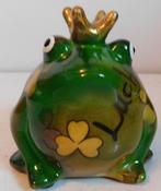 Pomme Pidou groene Kikker spaarpot, Verzamelen, Gebruikt, N.v.t., Steen, Aardewerk of Keramiek, N.v.t.