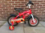 Cars 12 inch jongensfiets met zijwieltjes zo goed als nieuw, Fietsen en Brommers, Fietsen | Kinderfietsjes, Ophalen, Zo goed als nieuw
