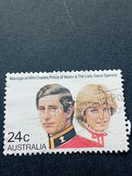Australische postzegel Charles & Diana huwelijk 24c, Ophalen of Verzenden