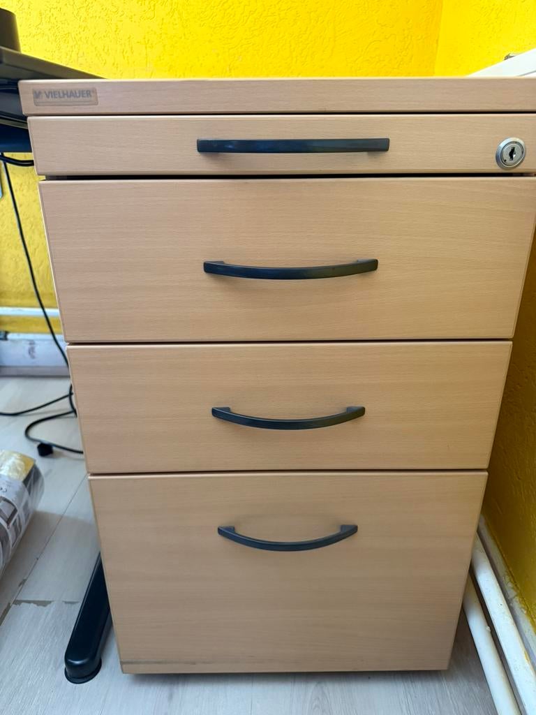 Bureau ladenblok Vielhauer 80x43, Huis en Inrichting, Bureaus, Ophalen, Zo goed als nieuw