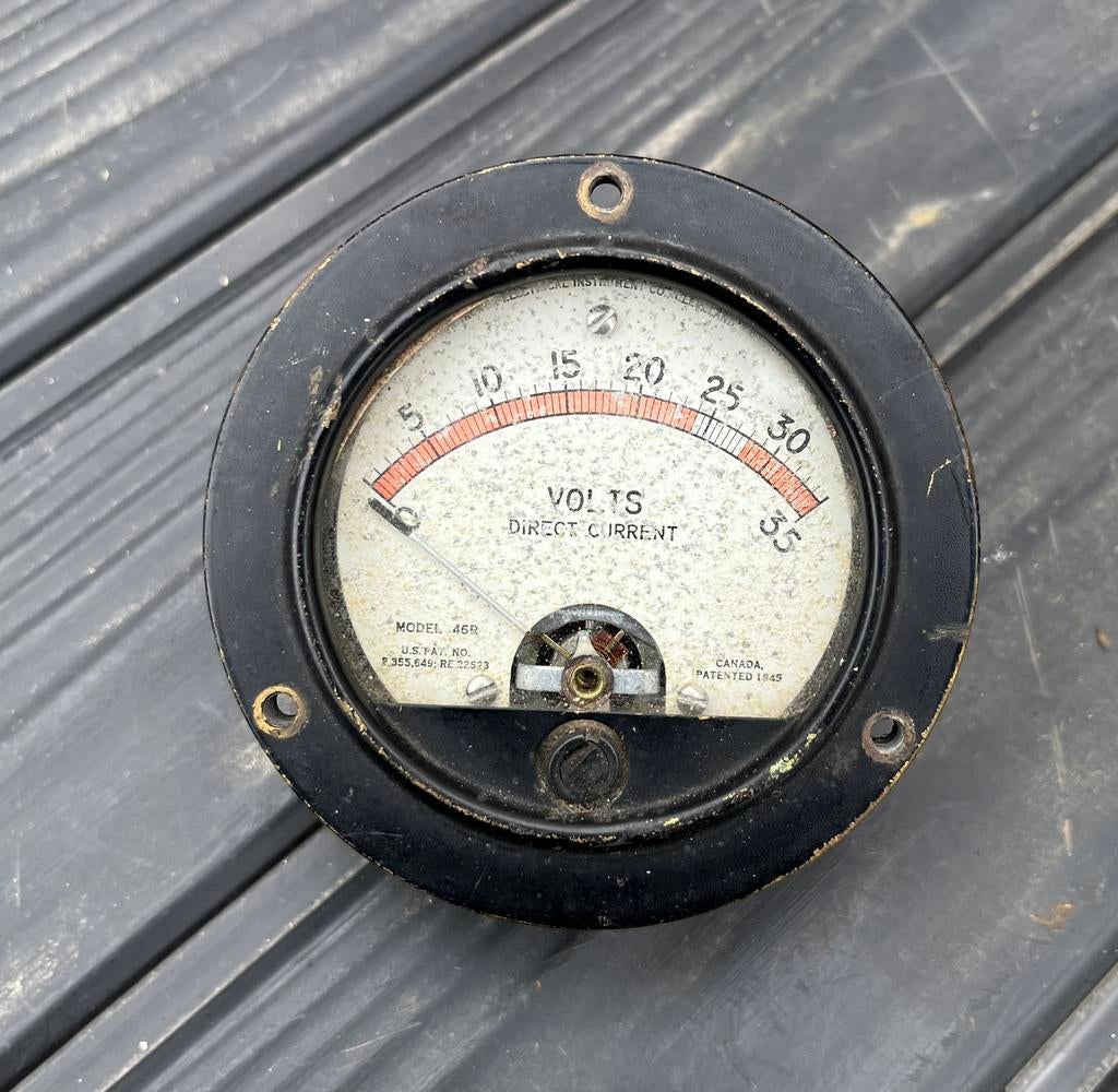 US voltmeter Sherman? 1945, Verzamelen, Militaria | Tweede Wereldoorlog, Ophalen of Verzenden, Amerika
