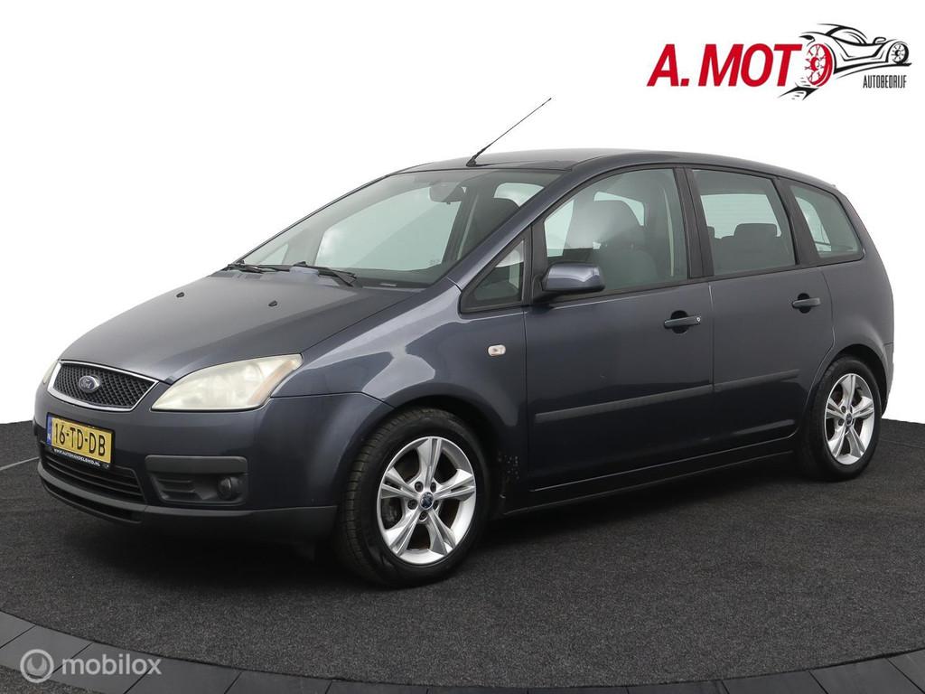 Ford Focus C-Max 1.8-16V Futura apk december 2026, Auto's, Voorwielaandrijving, Gebruikt, Zwart, 4 cilinders