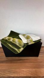 Vintage gastendoekjes jaren 60 set, Ophalen of Verzenden, Nieuw, Groen, Gastendoekje