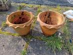 bloempotten ( terracotta ), Ophalen, Gebruikt, Rond, Aardewerk