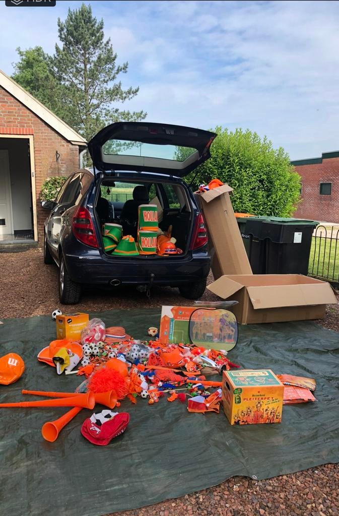 Oranjespullen EK, Koningsdag voor huispub, café of mancave, Ophalen, Zo goed als nieuw