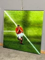 Pim Ras - Iconische foto Dennis Bergkamp (90x90), Ophalen of Verzenden, Gebruikt, Overige sporten, Poster, Plaatje of Sticker