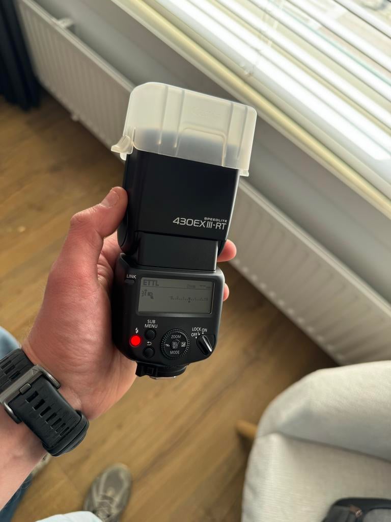 Canon Speedlite 430EX III-RT flitser, Audio, Tv en Foto, Fotografie | Flitsers, Ophalen of Verzenden, Zo goed als nieuw, Canon