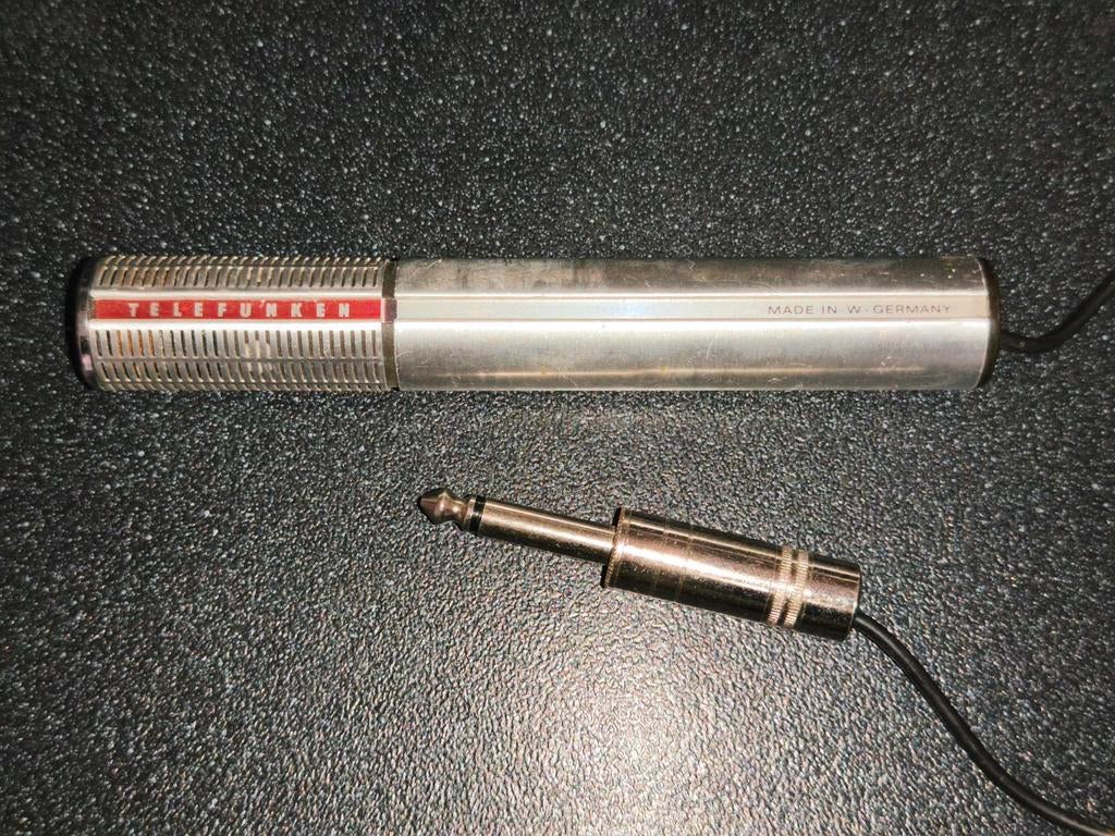 Telefunken TD26 Dynamische Microfoon - Vintage Geluid, Ophalen of Verzenden, Gebruikt, Overige typen