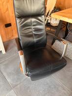 Relaxstoel, Ophalen, Minder dan 75 cm, Leer, Zo goed als nieuw