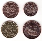 1 + 2 + 5 + 10 Eurocent Griekenland 2018 - UNC, Verzenden, Griekenland, Overige waardes, Setje