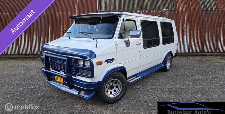 Chevrolet Chevy Van 1995 5.7l V8 LPG Camper Regency! Filmbus, Auto's, Bestelauto's, Bedrijf, Te koop, Airconditioning, Centrale vergrendeling