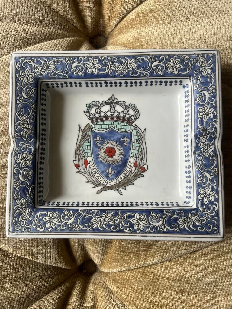 Vintage / Antiek Porseleinen Asbak Versailles Frankrijk., Ophalen of Verzenden